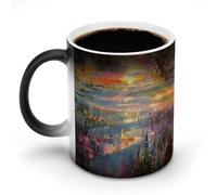 AFLJNYNN Monet Mug avec inscription « Coffee Companion Feel »