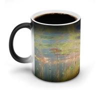 AFLJNYNN Monet Painting Mug personnalisé activé par la chaleur pour thé du matin ou cacao