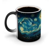 AFLJNYNN Mug imprimé magique Van Gogh post-impressionnisme qui change avec la chaleur