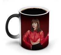 AFLJNYNN Mug magique personnalisé Lisa pour bureau l'heure du thé