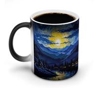AFLJNYNN Mug post-impressionnisme Van Gogh Secret à changement de couleur, idéal pour les anniversaires