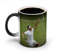 AFLJNYNN Roger Federer Mug magique avec mots secrets