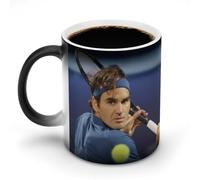 AFLJNYNN Roger Federer Tasse magique colorée avec fonction révélation pour amis