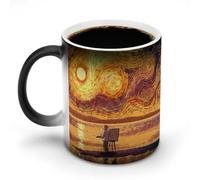 AFLJNYNN Tasse avec affichage couleur post-impressionnisme Van Gogh pour les moments de thé romantiques