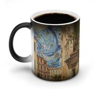 AFLJNYNN Tasse d'art thermique post-impressionnisme Van Gogh qui se transforme instantanément