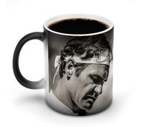 AFLJNYNN Tasse en céramique imprimée Roger Federer qui se montre lorsqu'elle est chauffée