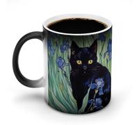AFLJNYNN Tasse magique à changement de couleur Van Gogh post-impressionnisme Tasse sensible à la chaleur pour les amateurs de café
