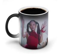AFLJNYNN Tasse magique ROSÉ avec image apparaissant quand il fait chaud