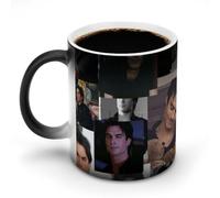 AFLJNYNN Tasse magique Team Damon Salvatore avec image apparaissant quand il fait chaud