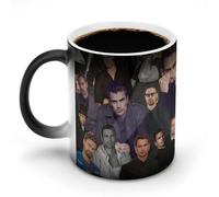 AFLJNYNN Theo Actor James Mug magique avec motif surprise activé par la chaleur