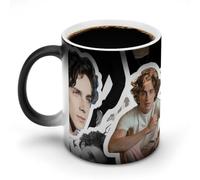 AFLJNYNN Timothee Chalamet Mug avec message « Coffee Companion Feel »