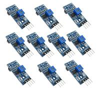 Aflytep 10 PièCes TCRT5000 Module de Capteur RéFléChissant Infrarouge Ligne de BarrièRe IR Piste Interrupteur PhotoéLectrique pour Robot de Voiture Intelligente
