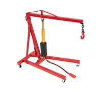 Aflytep Support d'entretien de Moteur de Grue éLectrique en MéTal Prise de Support de Moteur pour Voiture sur 1/10 RC TRX4 Axial SCX10, Rouge