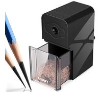 AFMAT Taille-crayon à pointe longue, pointes de crayon de 8 à 20 mm, auto-alimentation et taille réglable, taille-crayon manuel pour φ6 à 8,2 mm, charbon/art/dessin/croquis/crayons de couleur