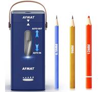 AFMAT Taille-crayon électrique, entièrement automatique, allumage et sortie automatiques, taille-crayons mains libres rechargeables pour crayons jumbo et de couleur (6,5-12 mm), portable pour la