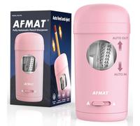 AFMAT Taille-crayon portable avec récipient, rose