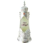 Afnan Abiyad Attar - Parfum exotique et séduisant pour hommes et femmes exquis parfum oriental luxueux huile parfumée arabe captivante parfum arabe Oud | sans alcool, 20 ml (mousse)