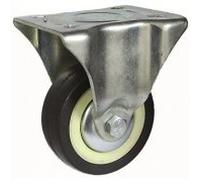 AFO 403/100 GN - Roue Diamètre 100 capitol Support fixe/O gomme Noir