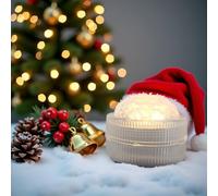 Afoosoo Lot de 12 bougies chauffe-plat LED sans flamme à piles étanches pour vase, aquarium, mariage, pièce maîtresse de Noël, citrouille, blanc chaud