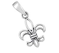 AFP Fleur de Lys, petit Pendentif en argent 925