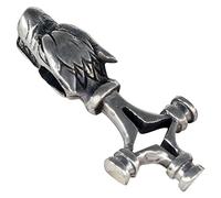 AFP Loup Croix, petit Pendentif en argent 925