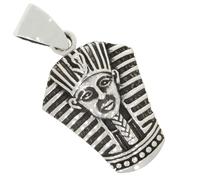 AFP Pendentif pharaon Toutankhamon masque de mort en argent sterling 925 AS-882