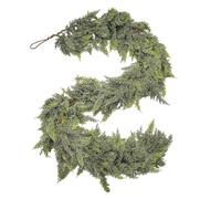 AFQBOEQXY Aiguilles de pin artificielles, Guirlande de Sapin Noël Vert armée 150-270 cm, cyprès Artificiel, décoration intérieure et extérieure(150cm)