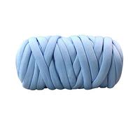 AFQBOEQXY Fils à Tricoter à la Main, 1000g Super Chunky Arm Knitting Yarn Vegan Braid Multicolor(Blue)