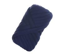 AFQBOEQXY Fils à Tricoter à la Main, Cored Cotton Wool Chunky Yarn 500g 1kg Multicolor for Crochet Knitting DIY(Navy 500G)