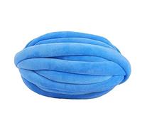 AFQBOEQXY Fils à Tricoter à la Main, Super Chunky Knit Crochet Hand Knitting Yarn Multicolor DIY Blanket Pillow Animal Nest(Sky Blue)