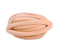 AFQBOEQXY Fils à Tricoter à la Main, Super Chunky Knit Crochet Hand Knitting Yarn Multicolor DIY Blanket Pillow Animal Nest(Khaki)