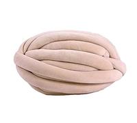 AFQBOEQXY Fils à Tricoter à la Main, Super Chunky Knit Crochet Hand Knitting Yarn Multicolor DIY Blanket Pillow Animal Nest(Beige)