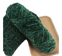 AFQBOEQXY Fils à Tricoter à la Main, Super Chunky Velvet Chenille Yarn for Crochet Knitting Weaving Crafts 100g Multicolor(12)