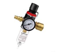 AFR-2000 Siphon séparateur d'eau pour compresseur d'air 1/4 avec manomètre pour outils pneumatiques - Corps en fer doré 0,15-0,8 MPa (1 pièce)