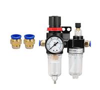 AFR2000 + AL2000 G1 / 4 « AFC2000 Piège de régulateur de Filtre de séparateur d'eau du compresseur d'air (Color : PC 8mm Fitting)