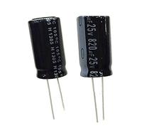 AFRCNEJJ 10pcs 820uF 25V 105C Condensateur électrolytique Radial 10mm*20mm