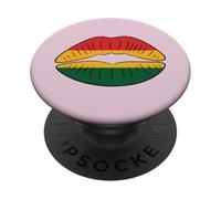 Africa Black Pride Lip, 16 Juin PopSockets PopGrip Adhésif