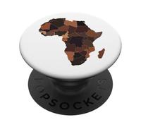 Africa Complexions Carte PopSockets PopGrip Adhésif