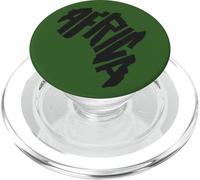Africa Continent Lettre Art Culture Africaine Pride PopSockets PopGrip pour MagSafe