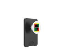 Africa Continent Rouge Noir Vert PopSockets PopWallet pour MagSafe