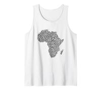 Africa DNA Africa Empreinte Digitale Débardeur
