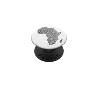 Africa DNA Africa Empreinte Digitale PopSockets PopGrip Adhésif