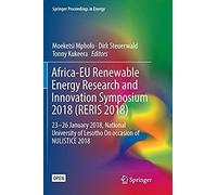 Africa-Eu Renewable Energy Research And Innovation Symposium 2018 (Reris 2018)