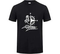 Africa Twin Men T-Shirt Tops Short Sleeve Motorcycle T Shirts Tees Cotton Manches Courtes(Large)