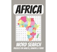 Africa Word Search Puzzle Book: Easy to Read Print about Africa, African Cities, Animals and More | 6x9 Inches, 110 pages | 50+ Puzzles