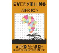 Africa Word Search Puzzle Book: Word Search about Africa's Countries, Capitals, and Animals | Easy to Read, 6X9 inches, 110 pages, 50+ Puzzles | For ... Vacation, Geography, Holidays and Free Times