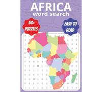 Africa Word Search Puzzle Book: Word Searches with Easy to Read Print about Africa, African City's / Towns, African Food and More | 6x9 Inches, 110 ... Gift for Vacations, Holidays and Free Times