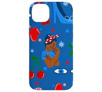 Africain Noir Rosie la riveteuse Rockabilly fantaisiste ww2 Coque pour iPhone 14 Plus