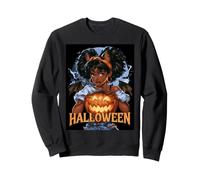 Africaine d'halloween Citrouille Lundi Africaine d'halloween Sweatshirt
