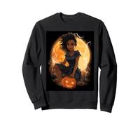 Africaine d'halloween Citrouille Lundi Africaine d'halloween Sweatshirt
